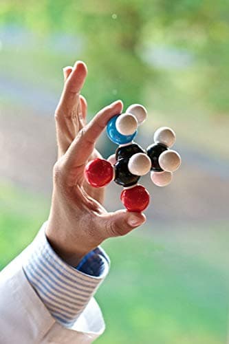 LINKTOR Kit de Modèle Moléculaire de Chimie (444 pièces) pour étudiant ou Enseignant pour l'apprentissage de la Chimie Organique et inorganique modèle de Structure Chimique Un Ensemble de fullerène