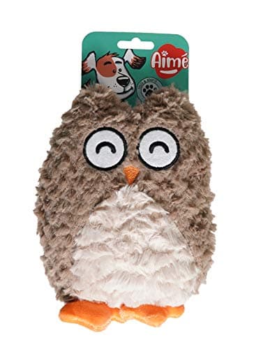 Aimé | Jouet pour Chien Hiboubou 25 cm | Jouet Chien En forme de Hibou | Peluche pour Chien Toutes Tailles et Tous Âges | Facile à Ranger et à Transporter