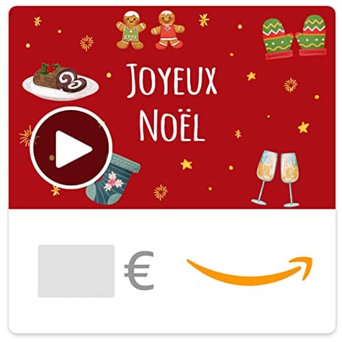 Carte cadeau Amazon.fr - Email - Cadeau de Noël qui s'ouvre (animation)