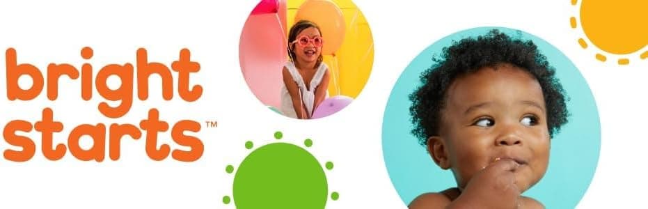 Bright Starts, Oball Classic, Balle Flexible et Facile à Manipuler, Jouet d'activité sensorielle pour Les Enfants de Tous âges, Multicolore