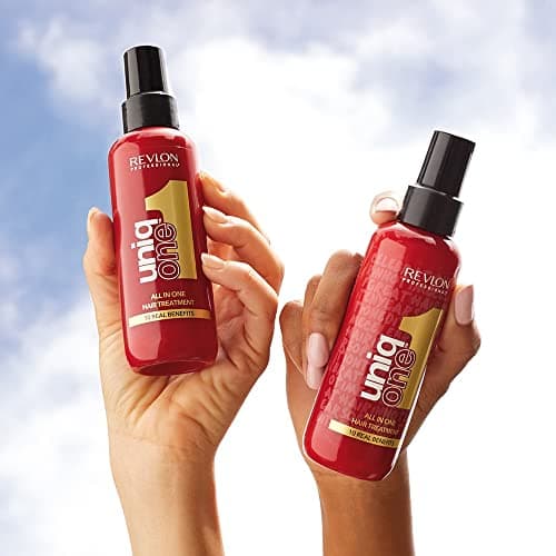 Revlon Professional UniqOne - Masque cheveux en Spray 10 en 1 - Protecteur de Chaleur pour Cheveux - Soin des Cheveux Sans Rinçage - Spray Cheveux Formule Vegan - Tous Types de Cheveux - 150 ml