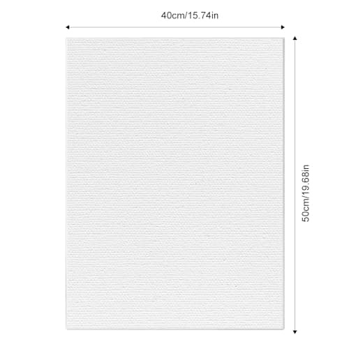 Lot De 5 Toile A Peindre, Encadrement Toile 40x50 Cm, 100% Coton Toile Peinture Grand Format, Toiles De Peinture Acrylique Pour Artistes, Amateurs, DéButants Et Enfants Pour Acrylique, Aquarelle