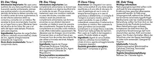 Zinc 15mg - 120 Comprimés - Adapté aux Végétariens – Jusqu’à 4 mois de Bienfaits - SimplySupplements