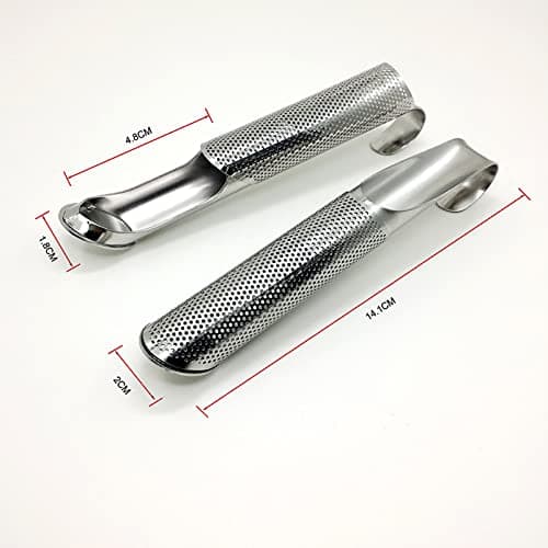 ZARRS Filtre à Thé Infuseurs,2 Pièces Infuseurs Acier Inoxydable Diffuseur de Thé Stainless Steel Tea Ifuses pour Passoires à thé en Vrac Maille Fine