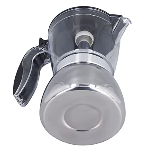 Cafetière Moka de 6 tasses, cafetière en acier inoxydable pour cuisinière, cafetière italienne, convient pour le bureau à domicile