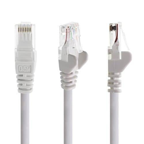 1aTTack.de Câble réseau Cat.6 - blanc - 10x - 2m - (jeu) - Câble Ethernet CAT6 Câble Lanka Câble patch 1000 Mbits