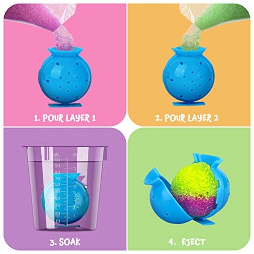 Dr. Daz - Bricolage balles rebondissantes Lot de 20 balles Multicolores pour Enfants à partir de 7 8 9 10 Ans