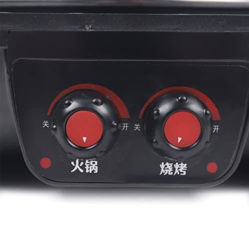 Hot Pot Barbecue électrique 2 en 1 multifonction - Poêle à griller anti-adhésive sans fumée - Convient pour 5 à 6 personnes