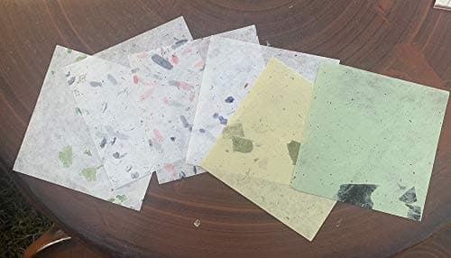 RATREE SHOP Lot de 50 feuilles de papier de mûrier carré pour origami - Pour loisirs créatifs