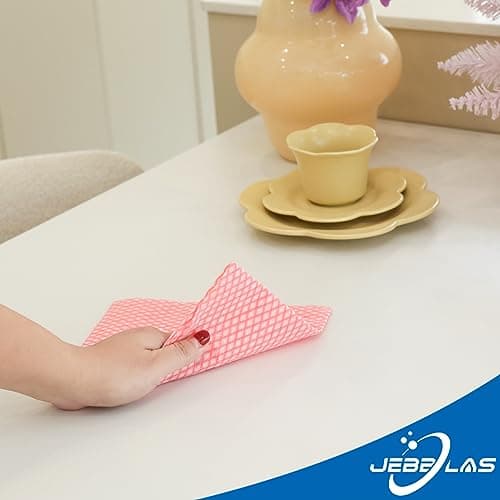 JEBBLAS Bleu Cloth Chiffon Non tisse lingette jetable Lavette Non tissée lingette Microfibre jetable...