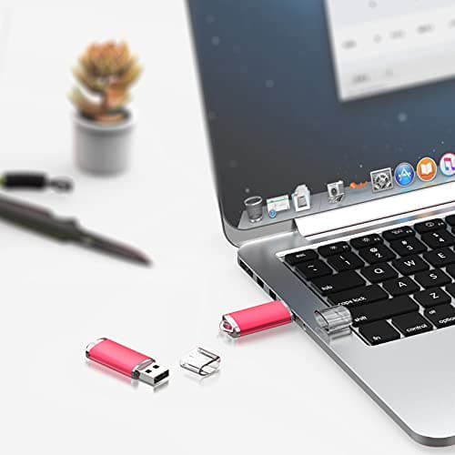 KOOTION 32Go Clé USB 2.0 Clef USB avec Trousseau 32Go Imperméable à l’Eau Jump Drive Mémoire Stick pour la Sauvegarde de l’Ordinateur/Ordinateur Portable