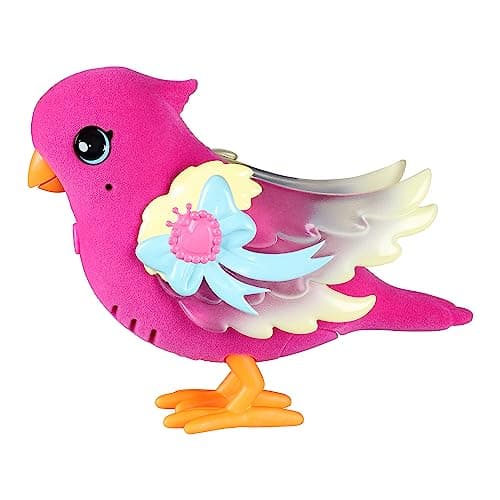Little Live Pets - Lil' Bird et nichoir : Tiara Twinkles | Nichoirs assemblables, Nouvelles Ailes Lumineuses avec Plus de 20 Chants d’Oiseaux. Il réagit au Toucher !