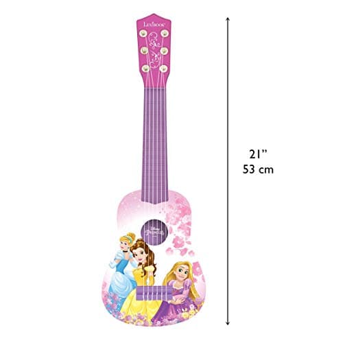Lexibook K200DP-Ma première guitare Disney Princess, Rose