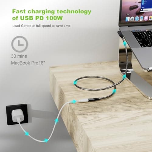 CAKOBLE rallonge usb c 1m,usb c 3.2 gen 2 20Gbps 100W/5A Rallonge USB C Mâle et Femelle Compatible USB C 3.2 4K@60Hz Cable USB C Compatible USB C Hub/Dell XPS/USB C Charger cable usb c coudé