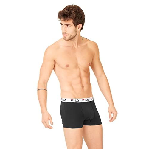 FILA Homme Boxer Fi/1bcx4/Fu5016 Caleçon, Ng, L EU
