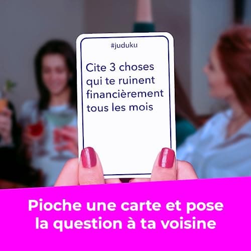JUDUKU Jeux de société Girl'z Night - Jeux EVJF - Bride to be - Accessoire EVJF - Idée Cadeau EVJF - Enterrement de Vie de Jeune Fille - Jeu de Société