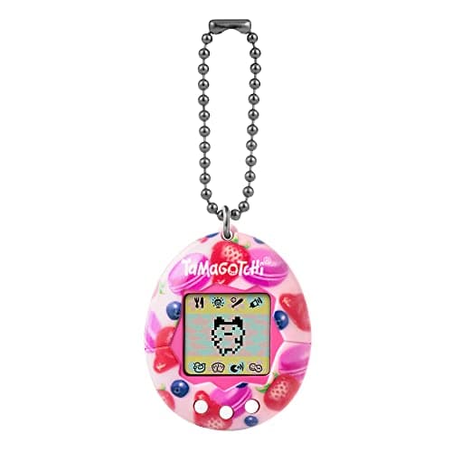 Bandai - Tamagotchi - Tamagotchi Original - Berry Delicious - Animal électronique virtuel avec écran Couleur, 3 Boutons et Jeux - Jouet Animal interactif en Français - Jouet Enfant 8 Ans et + - 42971