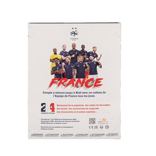 Cinereplicas FFF - Calendrier de l'Avent Équipe de France de Football - Licence officielle