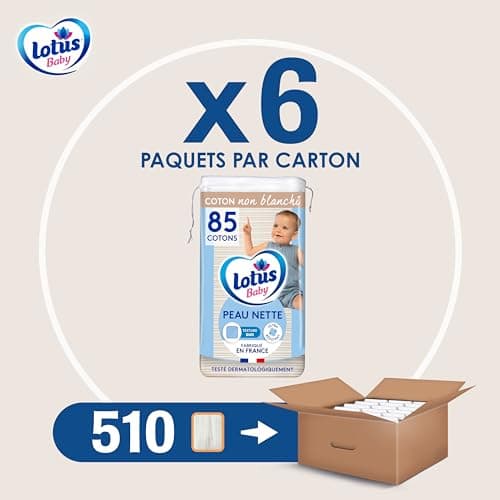Lotus Baby Peau Nette - Cotons bébé - 510 Cotons