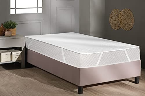 Alèse, Couche Imperméable et Respirante avec Rubans Ajustés Housse de Lit, 100 cm x 200 cm