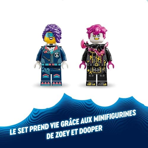 LEGO DREAMZzz Le Chat-Moto de Zoey - Jouet d'Activité et de Développement pour Enfants dès 7 Ans avec 2 Minifigurines - Transformez Un Animal en Moto - Set Fantastique pour Garçons et Filles 71479