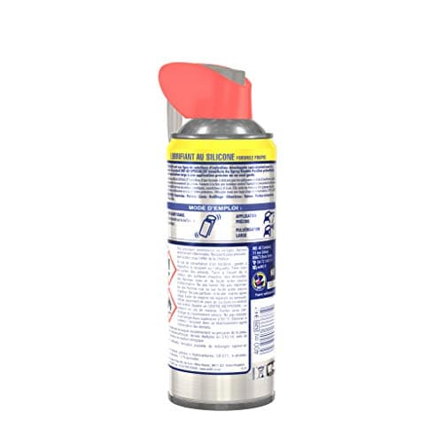 WD-40 Specialist • Lubrifiant Au Silicone • Spray Double Position • Formule Propre • Isolation contre l'humidité • Comptatible tous métaux, plastiques, caoutchoucs et bois • 400Ml