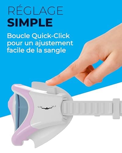 AqtivAqua DX Lunettes de Natation Lunettes Piscine Enfants Adultes Femme Homme (Blanc&Blanc, Clair)