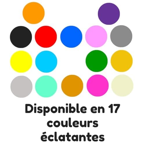 Stickers prénom ou texte personnalisé - 17 Couleurs - Vinyl décoratif (10 à 70 cm) - Stickers muraux, chambre enfant, voiture, meuble, Maison - Facile à poser.