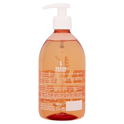 Savon Le Naturel Extra Pur de Marseille à la Fleur D'Oranger, 500ml