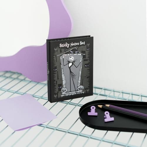 Grupo Erik - Pack de Notes Adhésives Disney, L'Étrange Noël de Mr Jack | Bloc-Notes et Notes Repositionnables | Matériel de bureau, Fourniture scolaire kawaii, Accessoires de bureau