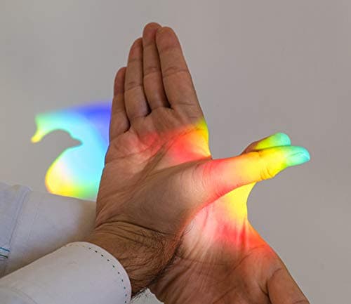 ADWIKOSO 6CM Prisme Triangulaire en verre optique pour photographie - Prisme d'enseignement - Prisme arc-en-ciel - Expériences de spectre - Verre K9 - Avec pochette de nettoyage