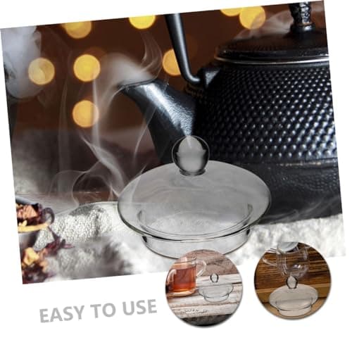 Générique Couvercle De Théière Couvercle De Thé De Remplacement Couvercle Remplaçable Pour Théière Couvercle De Théière Transparent Couvercle De Bouilloire À Thé Décoratif Couvercle De Thé