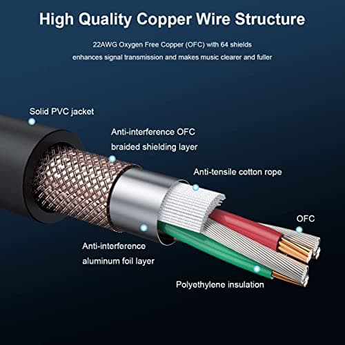 NUOSIYA Cable XLR 30m 2 paquet Cable Microphone XLR Male Femelle Compatible avec Microphone Enceinte Caméra Table de Mixage Amplificateur Audio Studio Enregistrement