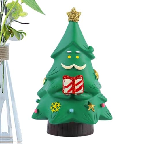 Sapin de Noël miniature – Décorations de table en résine – Sapin de Noël vieil homme en résine pour bas de Noël