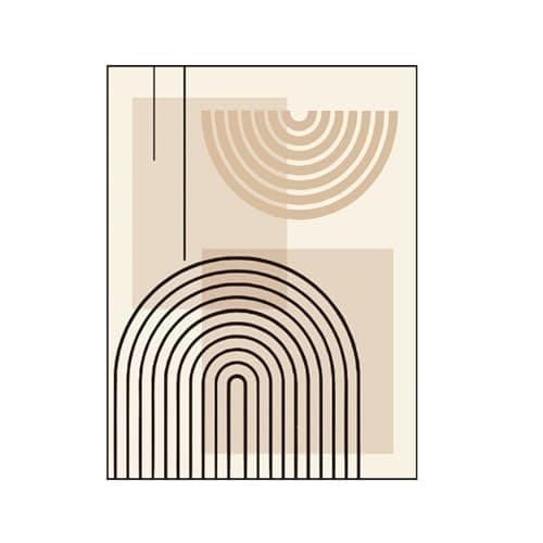 WZXGHE Ensemble de posters sur toile abstraits - Lignes nordiques - Impression d'art - Moderne - Pour salon, chambre à coucher - Sans cadre - B, 3 x 40 x 60 cm