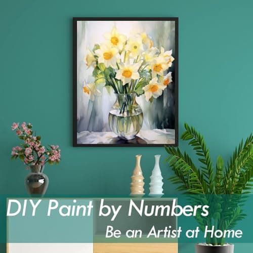 CICISTORY Peinture par Numéros Adulte DIY Adulte Peinture par Numéros Adulte Peinture par Numéros Kits sur Toile Mer Acrylique Aquarelle Peinture 40x50cm sans Cadre