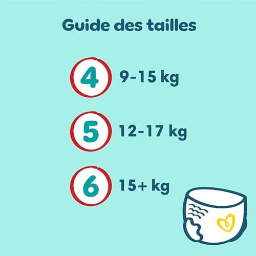 Pampers Premium Protection Pants Taille 5, 88 Couches, 12-17kg, Avec Maintien 360° et Matières Ultra-Douces Pour Notre Meilleur Confort Et Protection + 10 Lingettes Harmonie Aqua Gratuites
