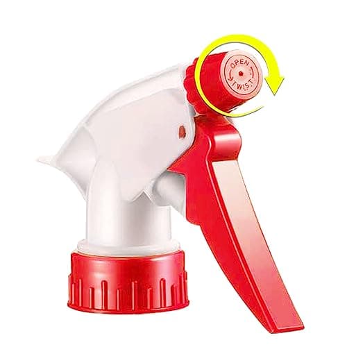 JohnBee Lot de 2 vaporisateurs vides (473,6 g) – Flacons pulvérisateurs réglables pour solutions de nettoyage – Pas de fuite et d'obstruction – Flacon pulvérisateur en polyéthylène haute densité pour