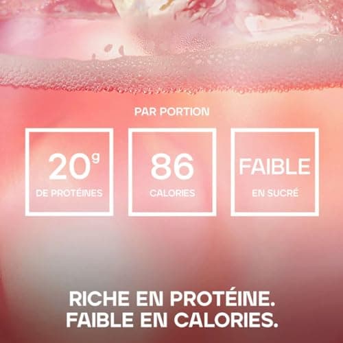 Bulk Clear Whey Isolate, Shake protéiné rafraîchissant, Protéine en Poudre, Rafraichissant et Fruité, Pomme et Cassis, 500 g, 20 Portions