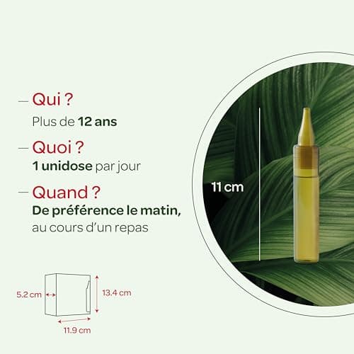 SUPERDIET- RHODIOLA BIO- Détente & Résistance au Stress -Format nomade -Phytothérapie - 20 Unidoses de 15 ml
