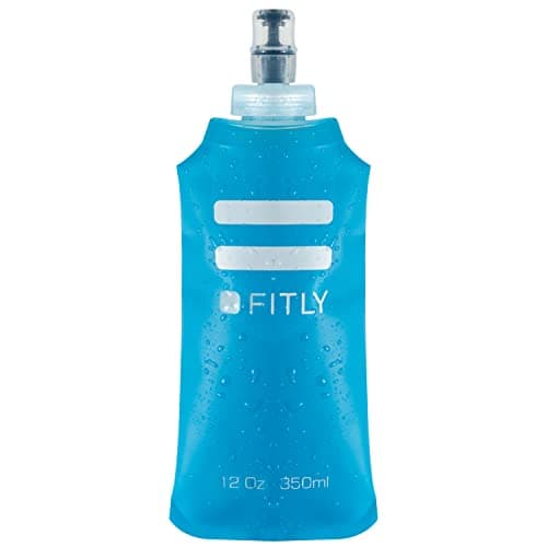 FITLY Gourde Souple Pour Sac D'hydratation De Course - Idéal pour Le Running, Vélo, Randonnée - Bouteille D'eau Pliable pour Utilisation en Extérieur - Flasque souple pour l'hydratation