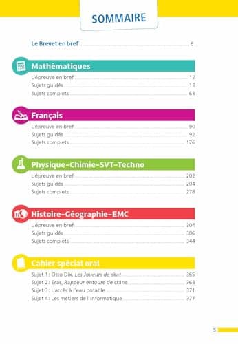 Maxi-Annales ABC du Brevet 2025 - Toutes les matières 3e : Maths - Français - Histoire-Géographie EMC (Enseignement Moral et Civique) - Physique-Chimie - SVT - Technologie - Oral - Sujets et corrigés
