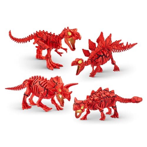 ROBO ALIVE Volcano Dino Fossil Find (Ankylosaurus), Dinosaure robotique, préhistorique, Creuser et Explorer