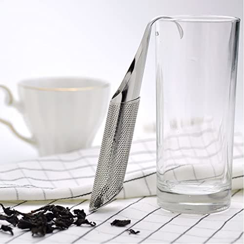 ZARRS Filtre à Thé Infuseurs,2 Pièces Infuseurs Acier Inoxydable Diffuseur de Thé Stainless Steel Tea Ifuses pour Passoires à thé en Vrac Maille Fine
