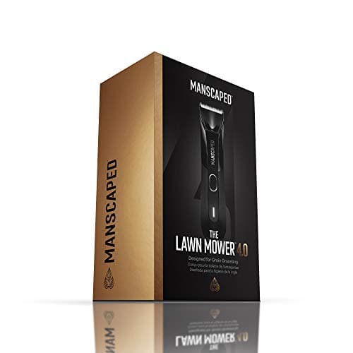Tondeuse corps électrique MANSCAPED®, The Lawn Mower® 4.0, Têtes de lame en céramique SkinSafe® remplaçables, Tondeuse étanche, Rechargeable, Charge sans fil, Rasoir d'hygiène masculine ultime