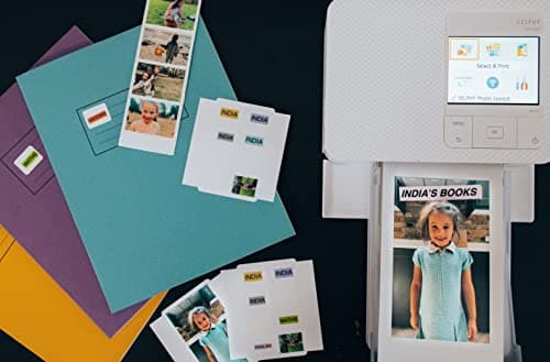 Canon RP-108 kit encre couleur pour imprimante Selphy au format carte postale (10cm x 14,8cm) origine canon garantie, 108 feuilles