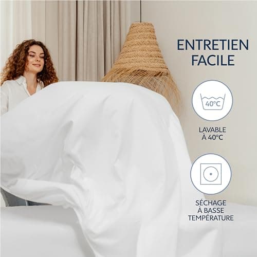 Dreamzie - Drap Housse 180x200 cm - Grand Bonnet 35 cm - Bordeaux | Microfibre Ultra Douce · Certifié OEKO-TEX · Linge de Lit 2 Personnes · Matelas Épais · Respirant · Entretien Facile