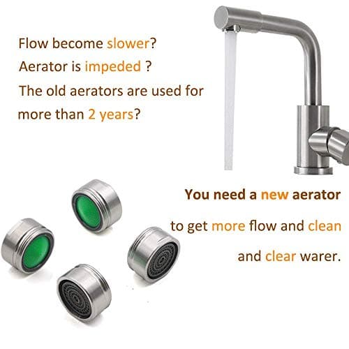 Gebildet 20pcs Mousseur Robinet Economiseur d'Eau M24 Embout Brise Jet Robinet Cuisine Matériel pour Mitigeur d'Evier de Cuisine et de Lavabo de Salle de Bain