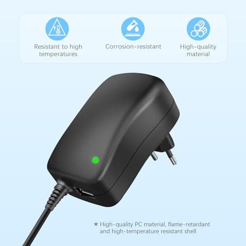 Aroidful 30W Alimentation Universel 12V 9V 7.5V 6V 5V 4.5V 3V et 5V 2.1A USB Port avec 8 Connecteurs DC. Adaptateur Secteur Universel pour Routeur/Haut-Parleur/Epilateur/Mini Fan/Bande Lumiere LED
