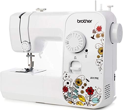 Brother JX17FE (Fantasy Edition) Machine à Coudre électrique pour Débutants, Portable, 17 Points différents, Couture automatique, points utiles, élastiques et décoratifs, Multifonction